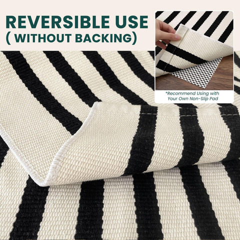 KOZYFLY rug placed in kitchen to show washable convenience and comfort