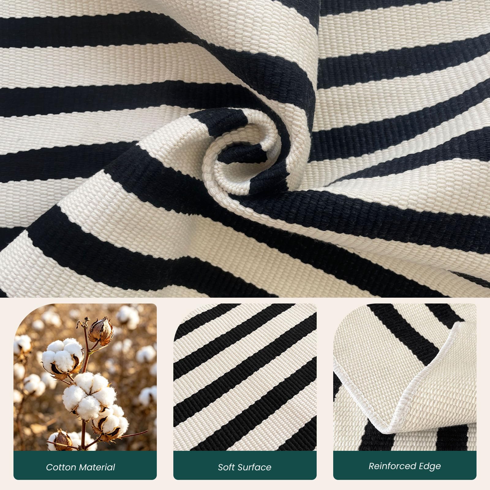 KOZYFLY rug staged on covered porch demonstrating outdoor-ready design