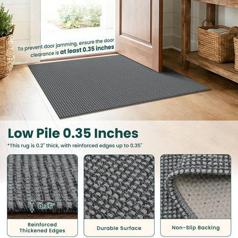 KOZYFLY runner placed in kitchen providing comfort and easy cleaning