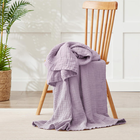 Kozyhvn close-up of muslin weave highlighting breathable texture and comfort