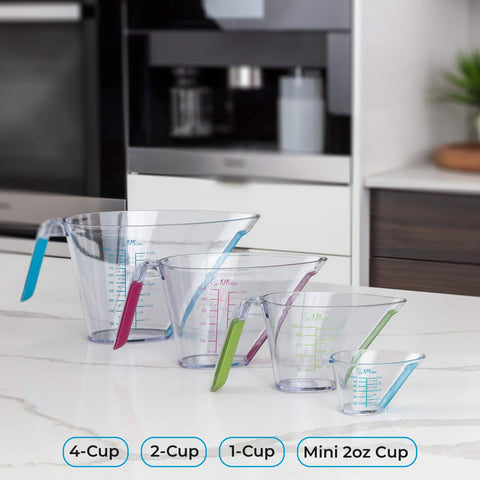 KPKitchen pouring action from spout demonstrating drip-free transfer and precision