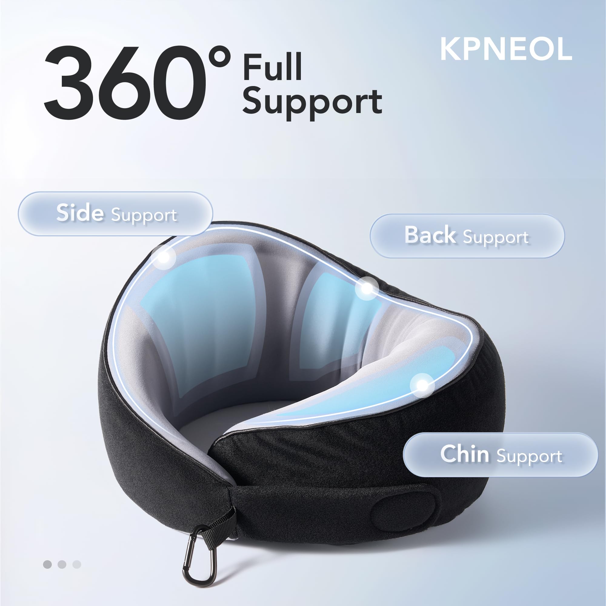 KPNEOL close-up memory foam texture that provides contouring support
