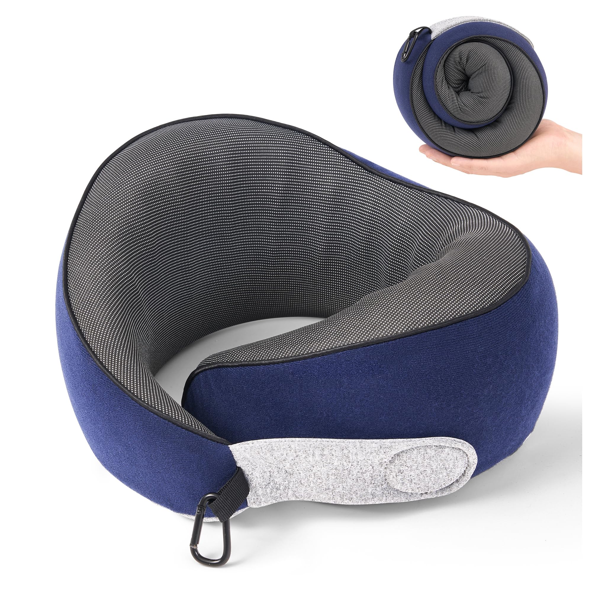 KPNEOL front view showing ergonomic neck support and travel-ready design