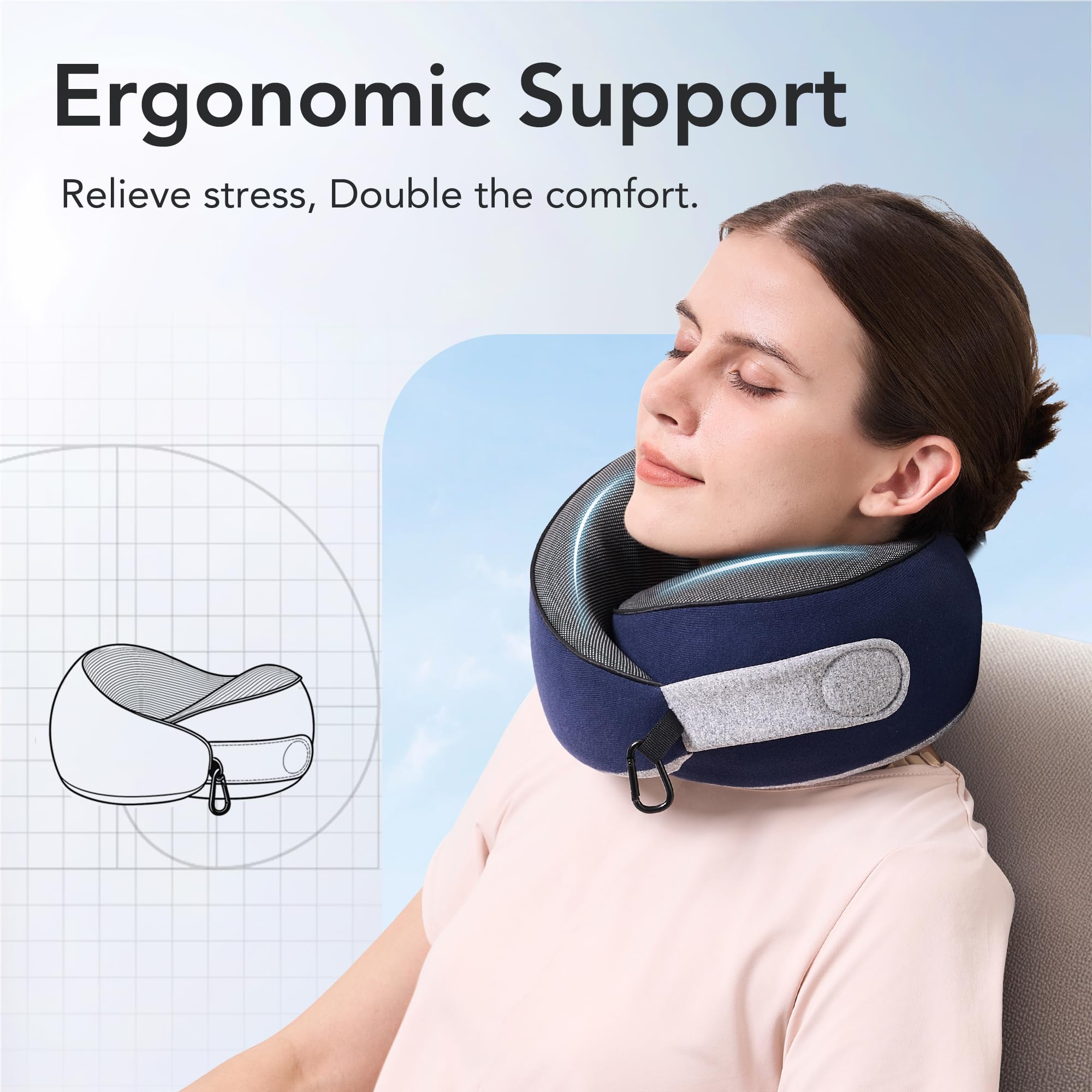 KPNEOL removable cover zipper detail emphasizing easy machine washability