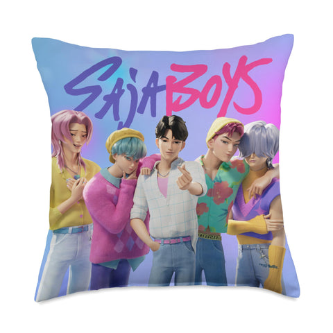 KPop Demon Hunters Saja Boys front view showing full double-sided art and bold colors, great for fan displays