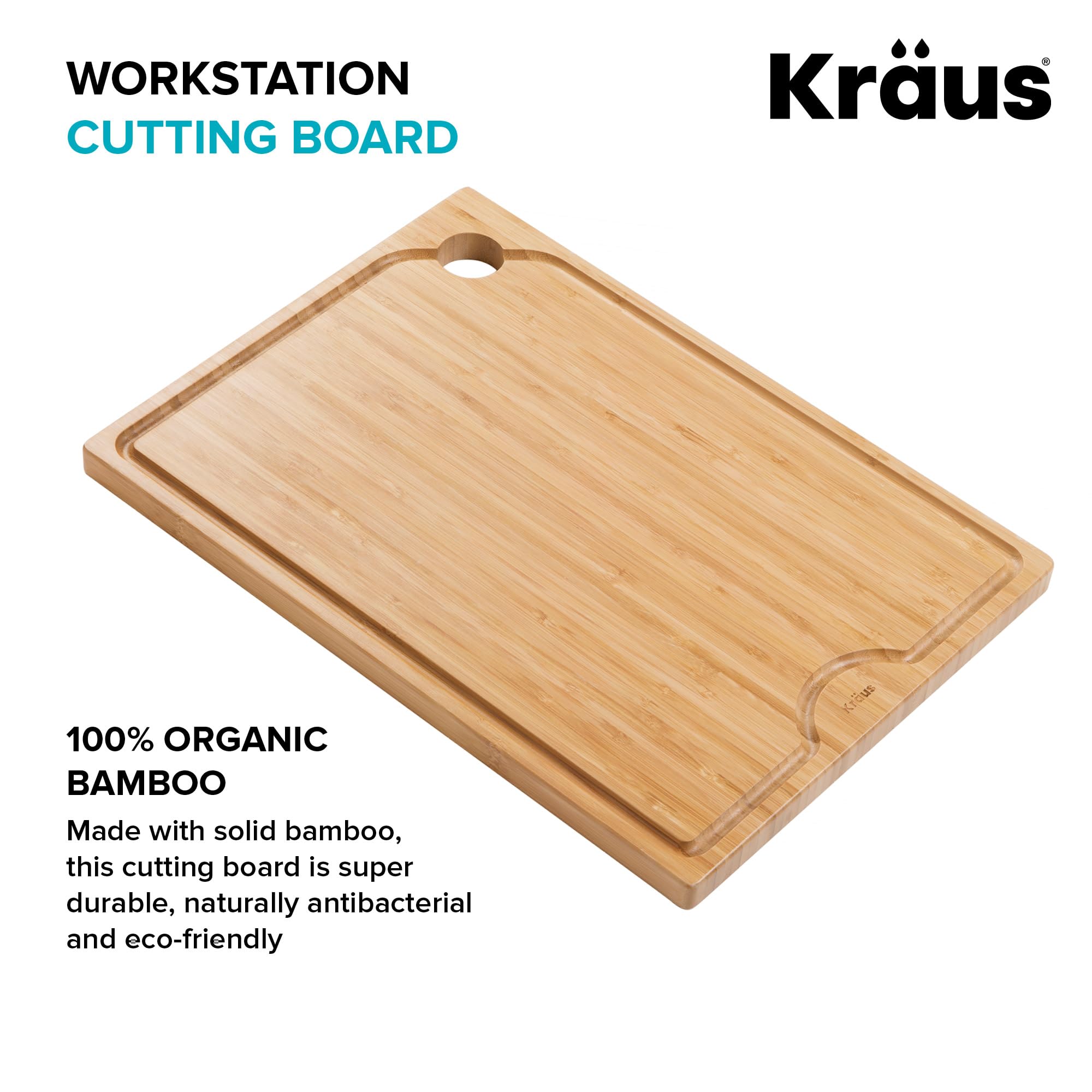 Kraus Kore being brushed into sink for quick, tidy cleanup