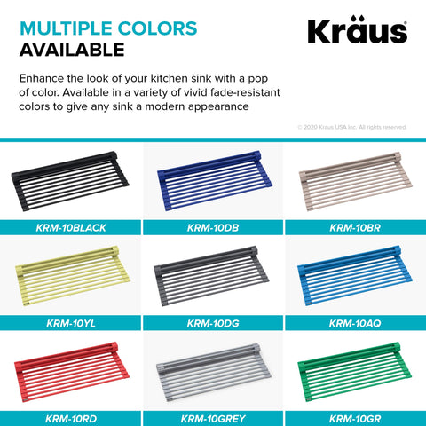Kraus label closeup shows stainless steel and food-safe silicone
