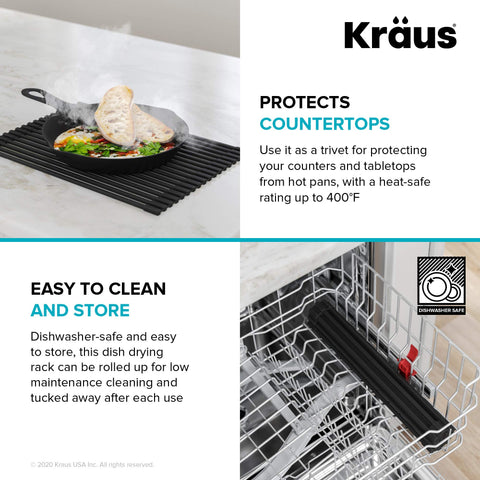 Kraus rinsing fruits and vegetables keeping counters dry and speeding food prep