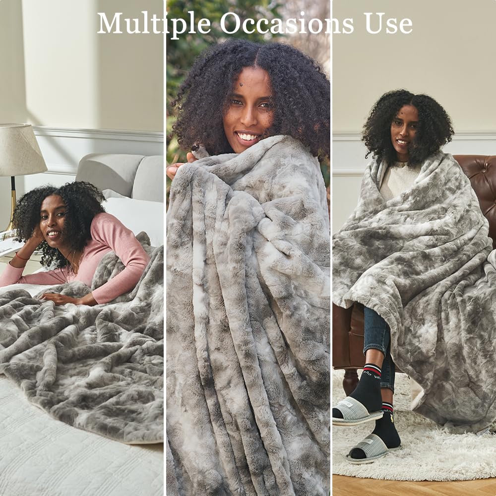 Krifey folded blanket beside ruler for clear size and scale reference