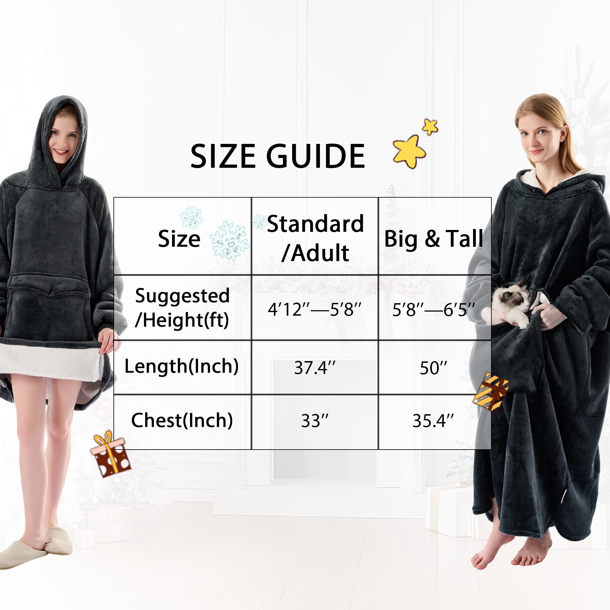 Krifey hoodie next to chair showing size and scale for reference