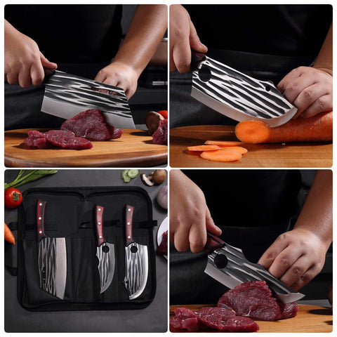 Krononidler boning knife edge detail showing precision for trimming and deboning