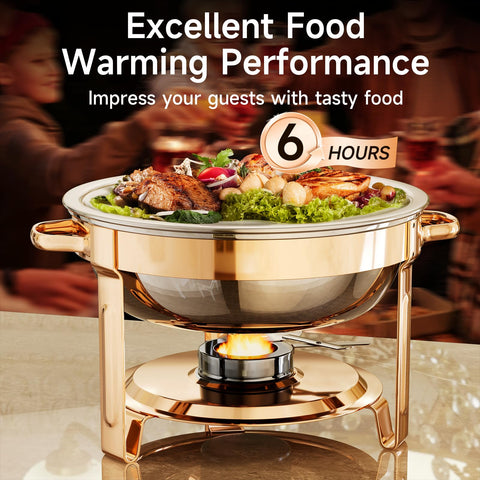 KScocina close-up of food pan surface, even heating and easy serving benefit