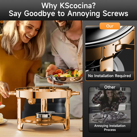 KScocina stand and lid detail, polished edges for safer handling benefit