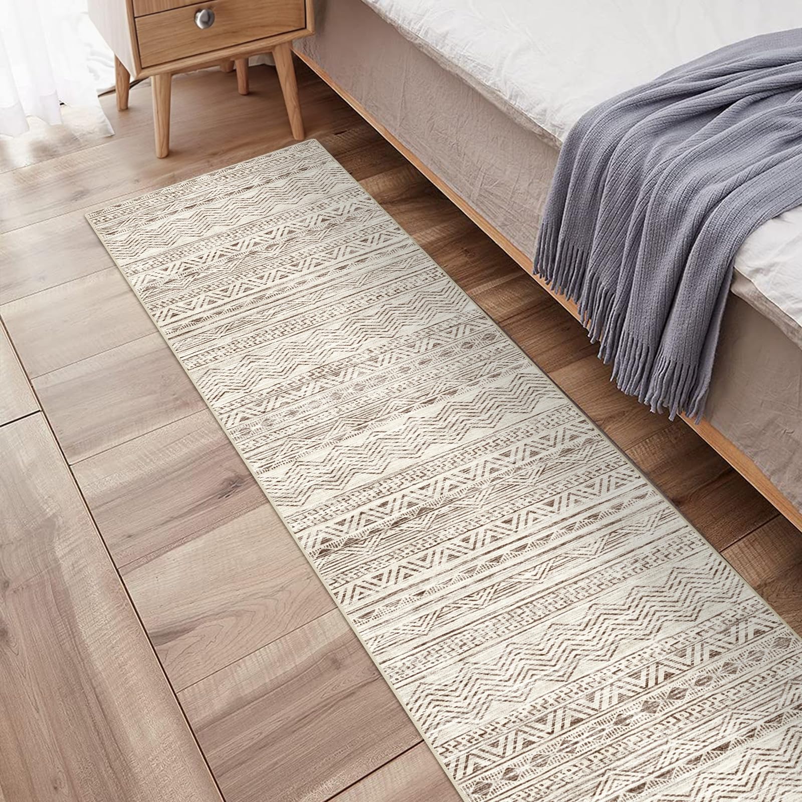 Ksrau rubber backing detail providing non-slip safety and floor protection