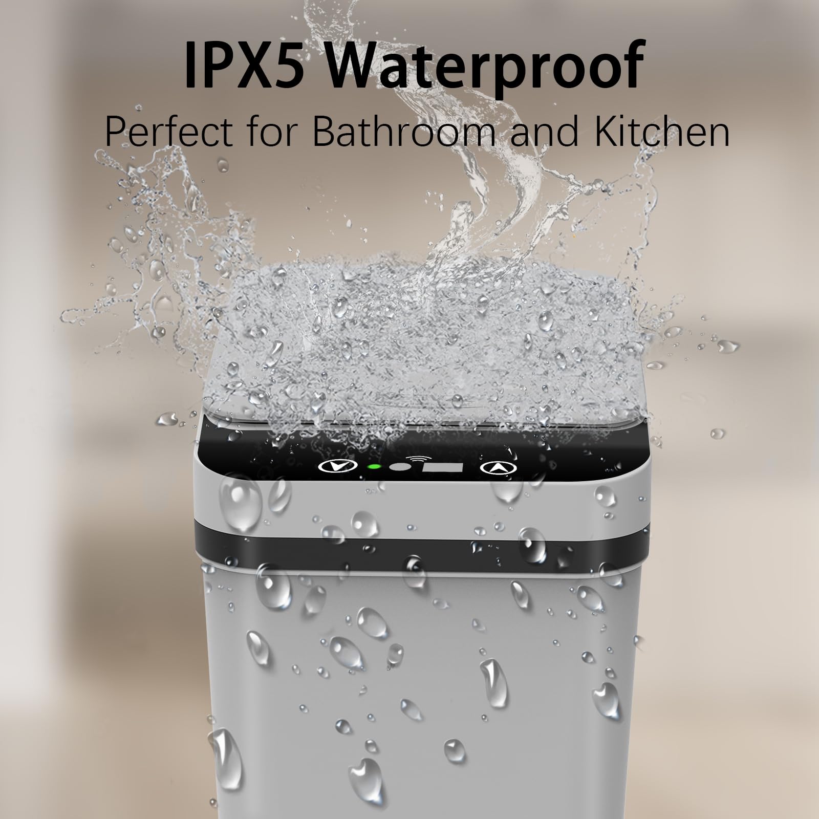 kssvzz with water splashes illustrating IPX5 splash resistance durability