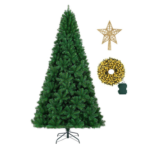KTKDE 5ft tree front view showing full spruce silhouette and instant holiday impact