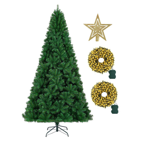 KTKDE full tree front view showing dense tips and festive benefit