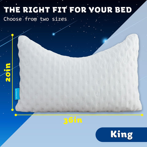 KUCEY styled bedroom scene with pillow pair enhancing room comfort