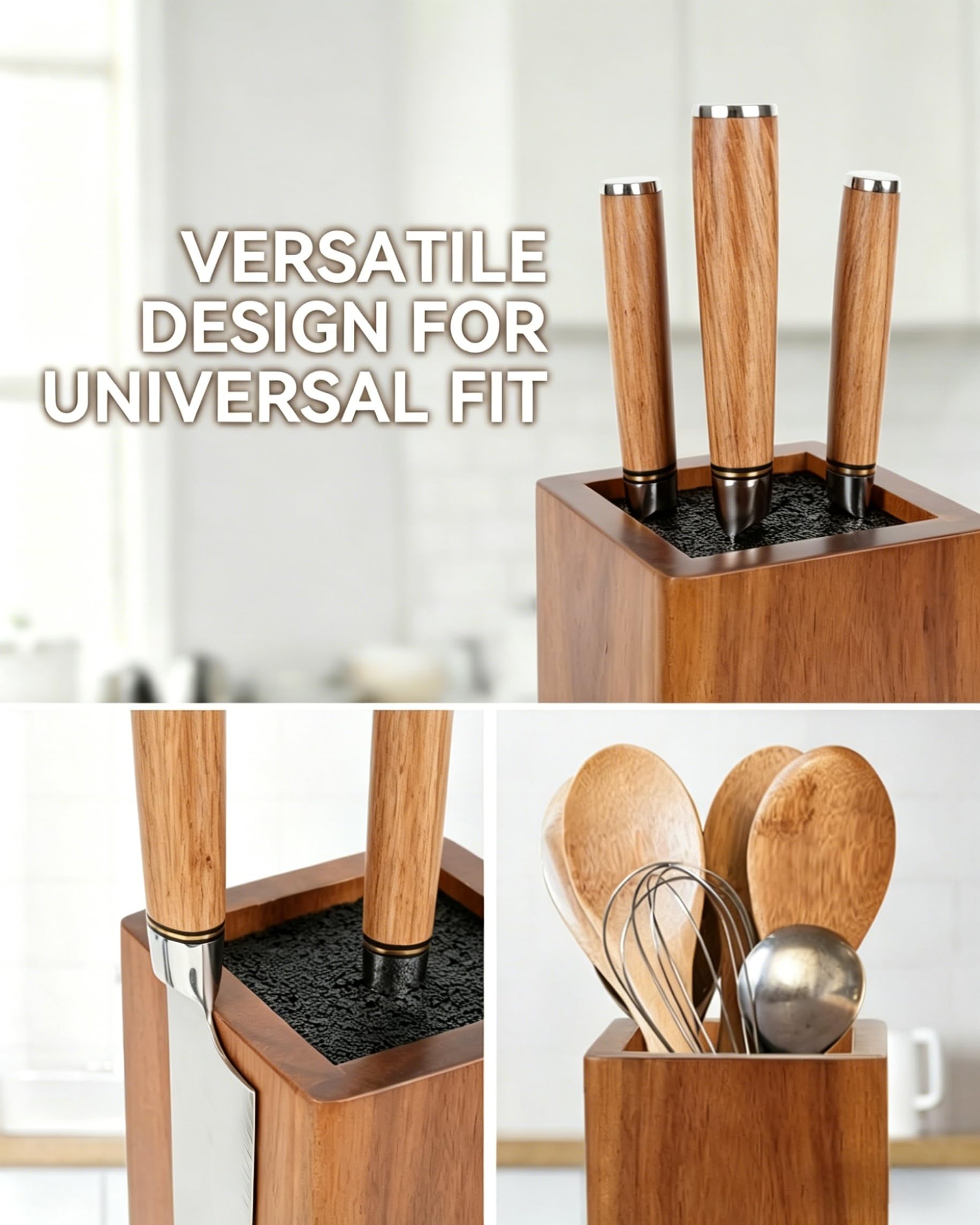 KUCHEASY on kitchen counter with utensils showing multifunctional storage and organized presentation