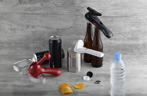 Kuhn Rikon boxed packaging and label highlighting Swiss design and multi-function benefit
