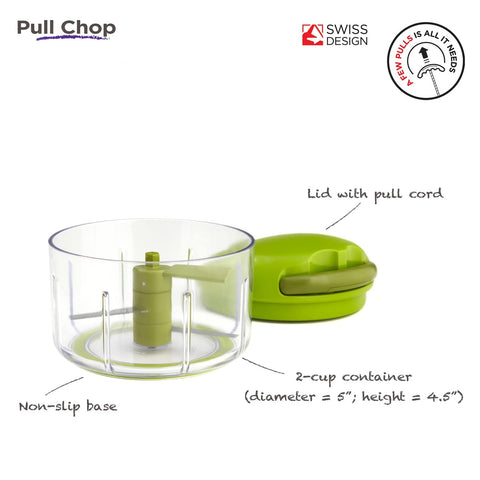Kuhn Rikon sharp stainless steel blades close-up for precise chopping