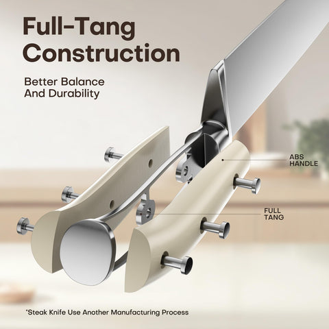 KUISINE blade polishing and sharp edge profile for long-lasting performance
