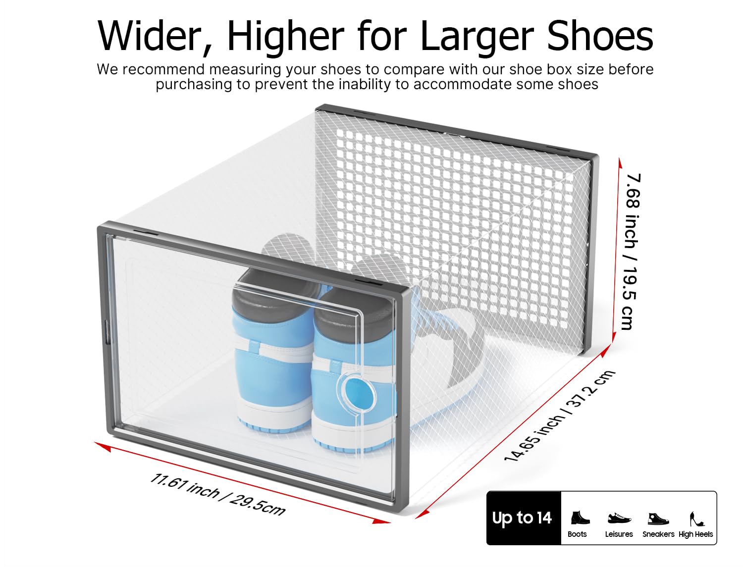 Kuject box open front access displaying easy retrieval and organization benefit