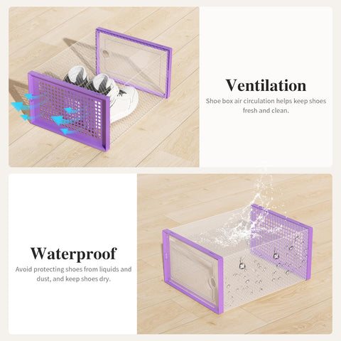 Kuject side ventilation slots improving airflow to reduce moisture