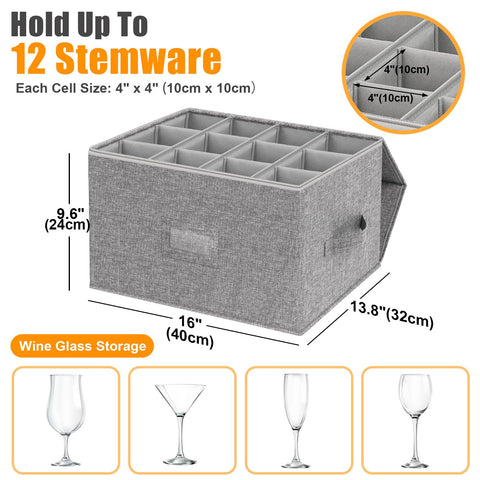 Kukikan stacked cases with label holder saving space and simplifying organization