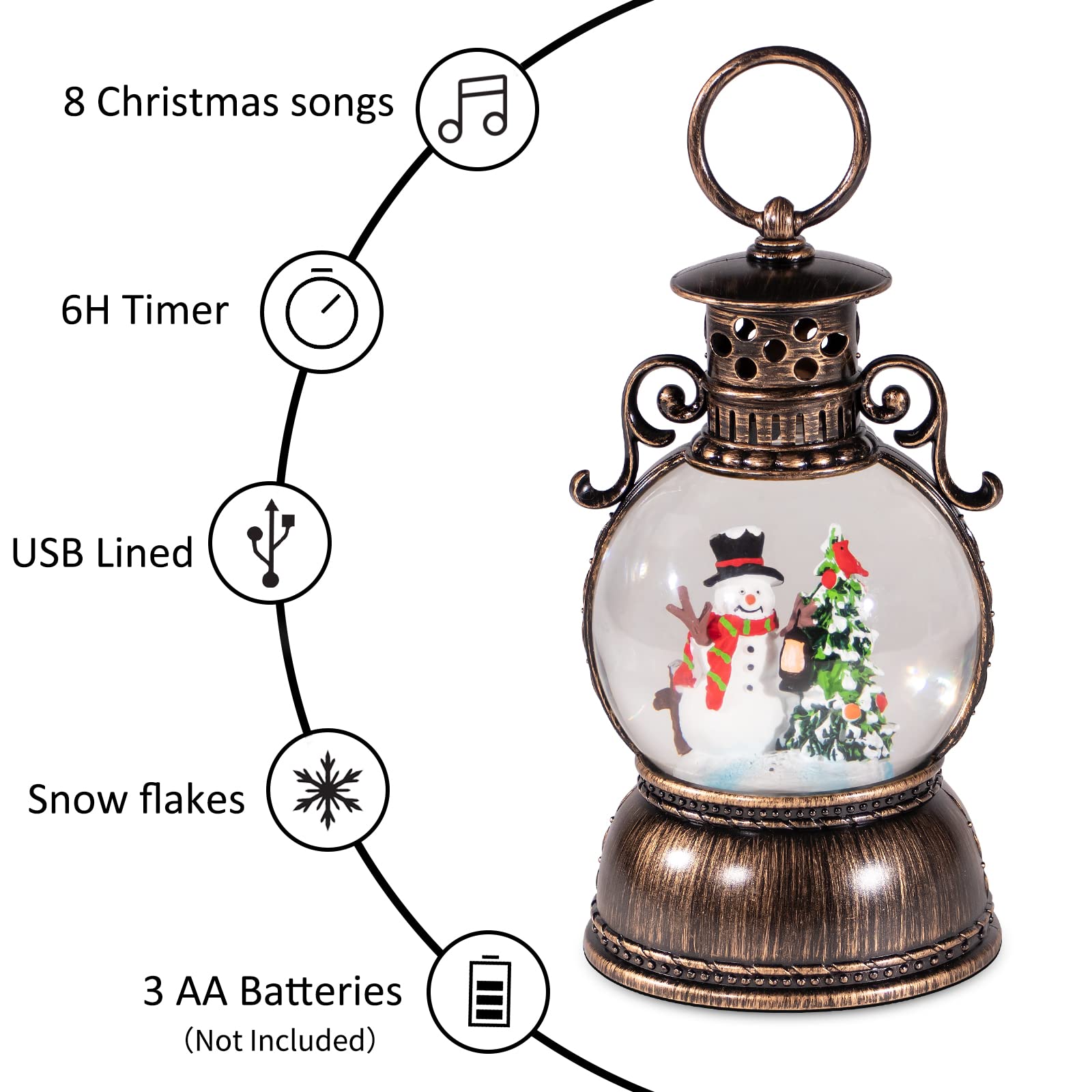 Kukuzon lit lantern on table creating cozy holiday ambiance
