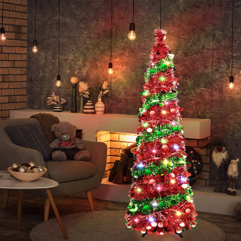 Kungfuking in-use apartment living room creating colorful holiday ambiance