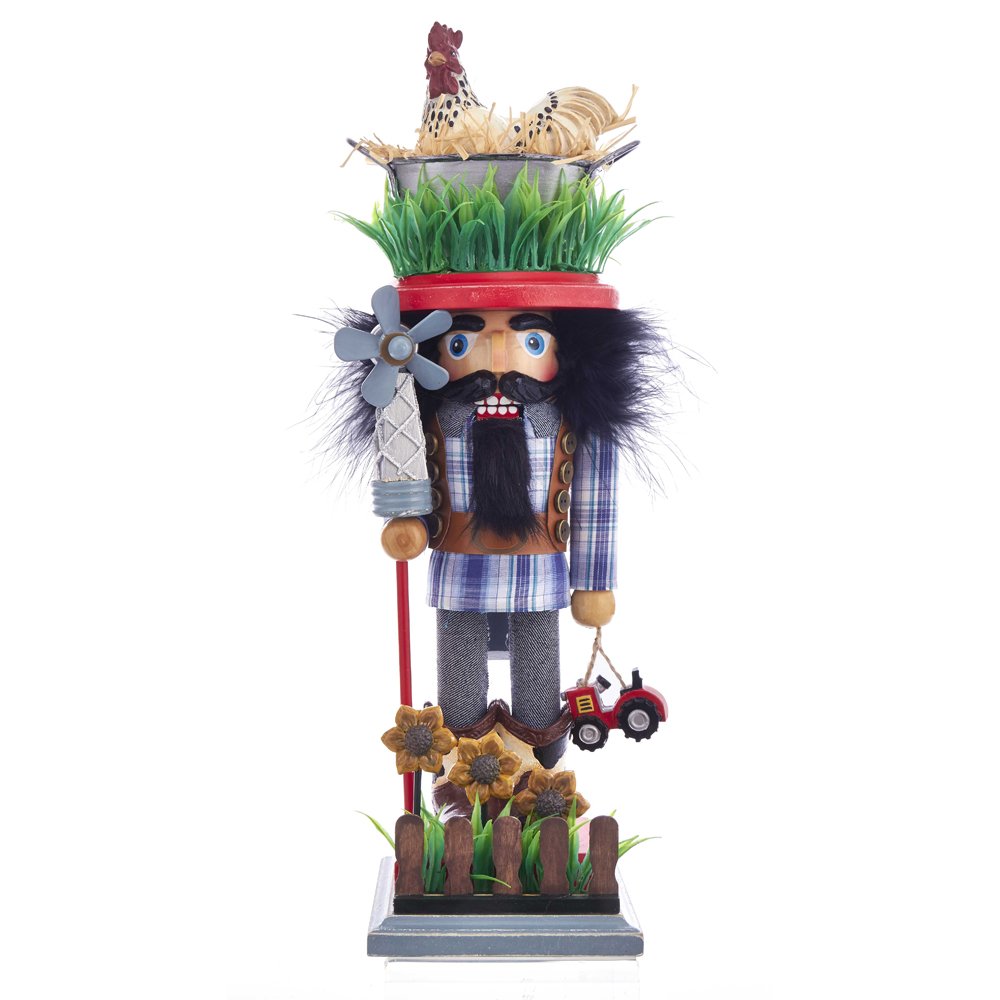 Kurt S. Adler front view showing colorful farm-themed holiday charm
