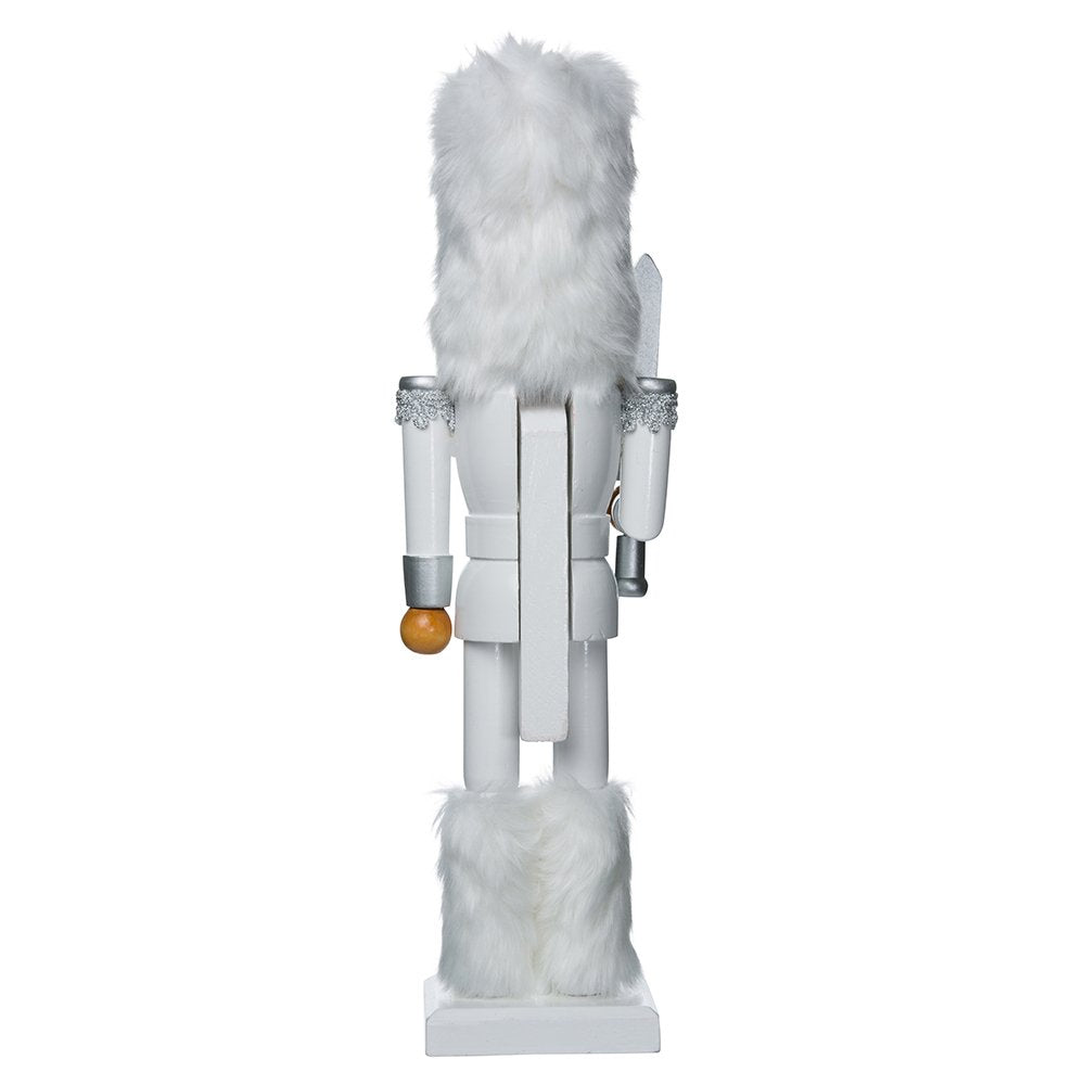 Kurt S. Adler detailed silver sword and painted accents, delivers refined metallic shine