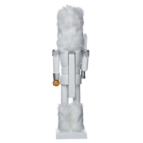 Kurt S. Adler detailed silver sword and painted accents, delivers refined metallic shine