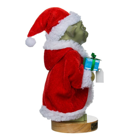 Joytoy side profile showing 9-inch scale next to ornaments to demonstrate size fit