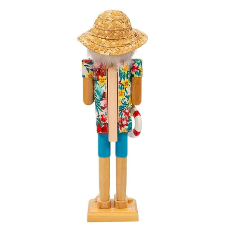 Kurt S. Adler accessories detail shows life preserver and tropical drink