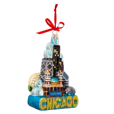 Kurt S. Adler front view showing Chicago name and icons for instant recognition