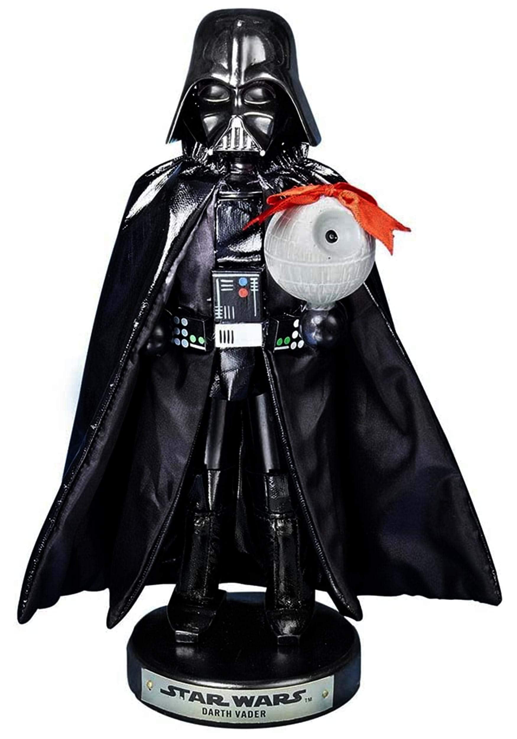 Kurt S. Adler Darth Vader front view showing stance and festive appeal
