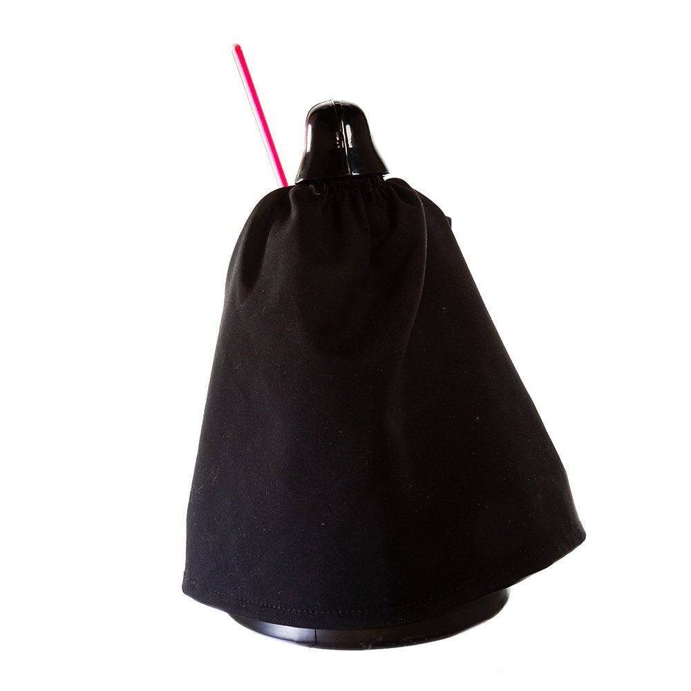 Kurt S. Adler Darth Vader topper on a tree showing cordless illuminated styling