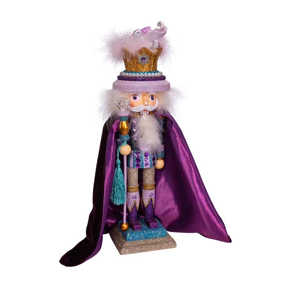Kurt S. Adler front view of 18-inch Two Turtle Doves nutcracker showing vibrant colors and stance
