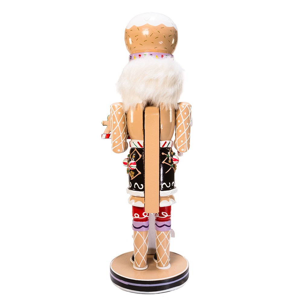 Kurt S. Adler side profile with candy cane showing themed accessories and color
