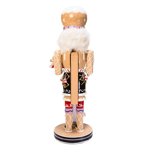 Kurt S. Adler side profile with candy cane showing themed accessories and color