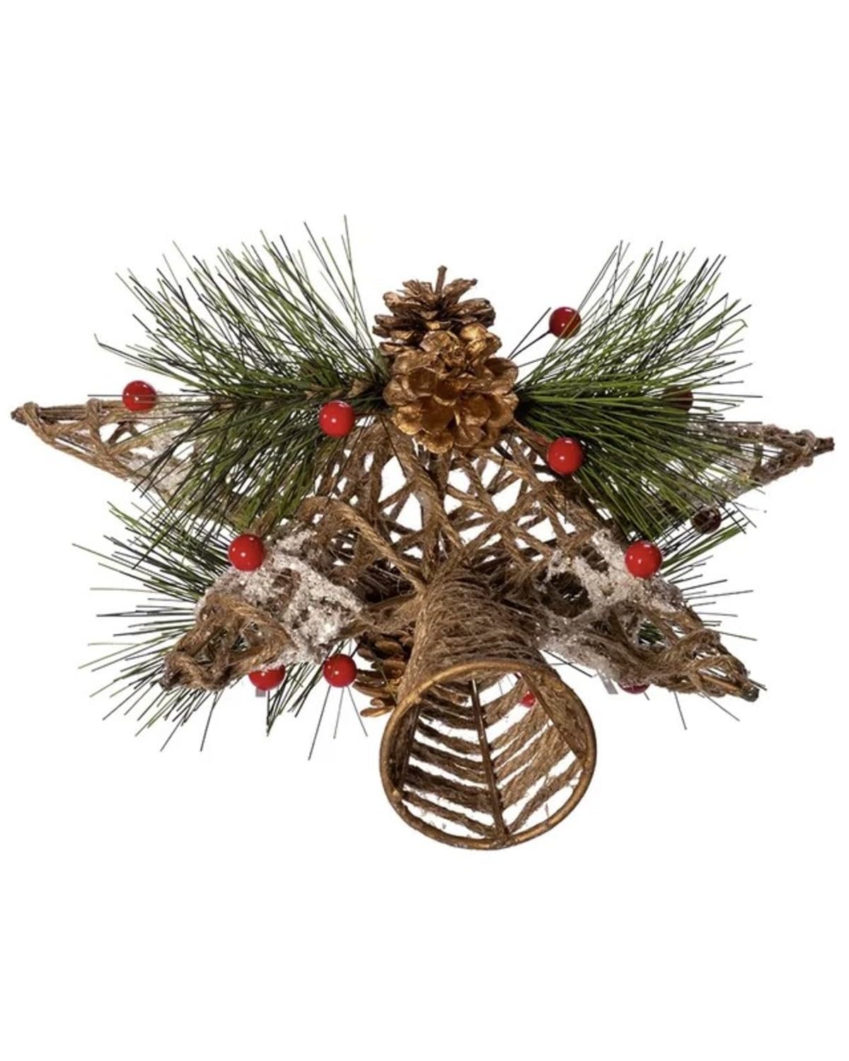 Kurt S. Adler next to ornaments shows 11-inch scale for tree-proportion confidence