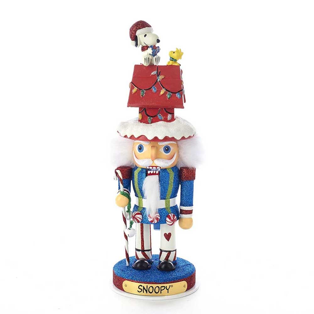 Kurt S. Adler Snoopy front view showing festive design and display appeal