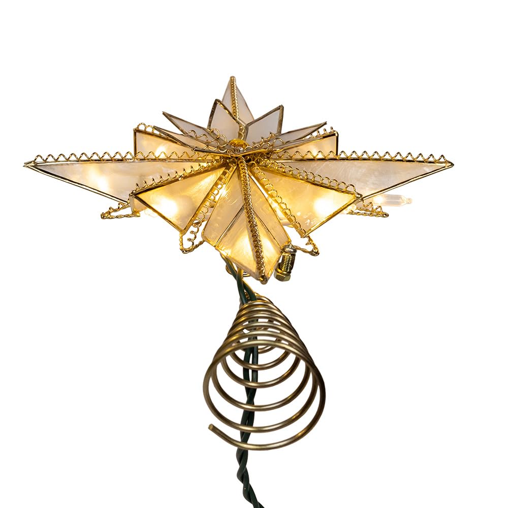 Kurt S. Adler size scale with hand showing lightweight, easy-to-place design