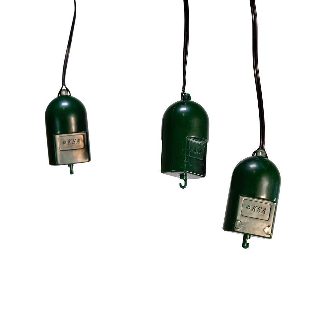 Kurt S. Adler front view showing three twirl elements and USB power benefit