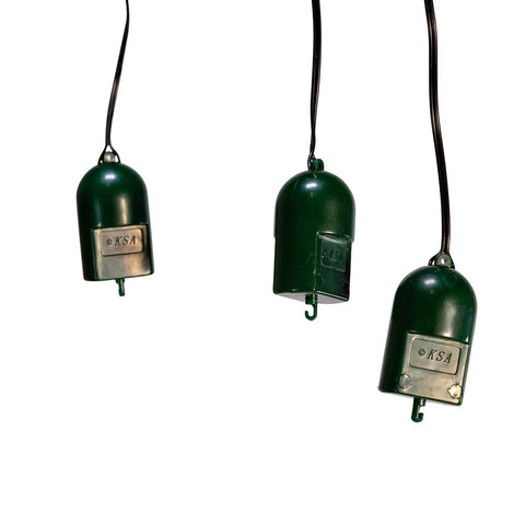 Kurt S. Adler front view showing three twirl elements and USB power benefit