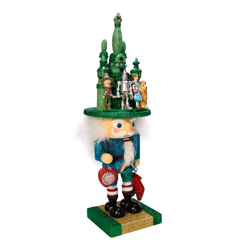 Kurt S. Adler front view of Wizard of Oz nutcracker showing colorful costume and presence