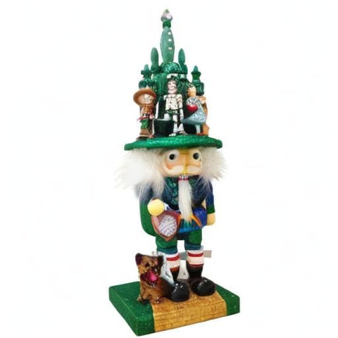 Kurt S. Adler displayed on a mantel with lights to show holiday styling inspiration