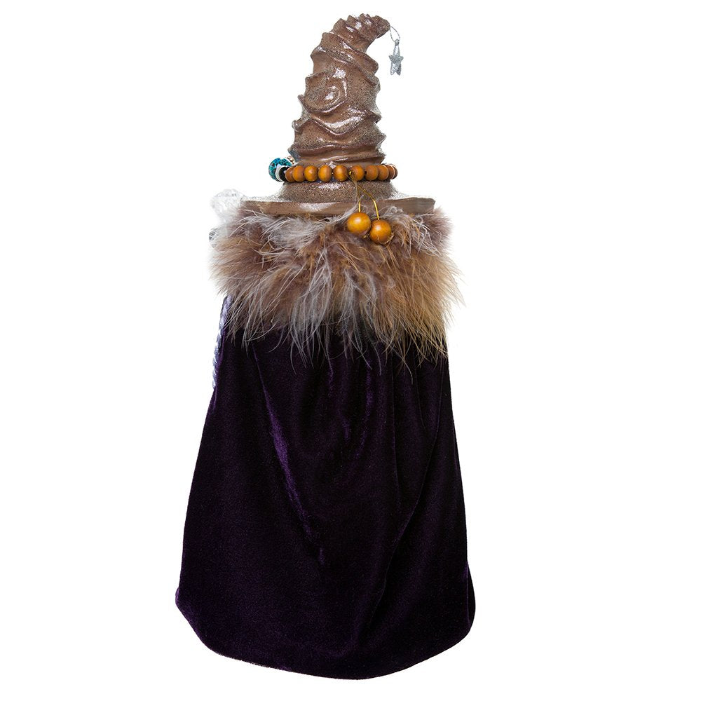 Kurt S. Adler owl companion perched beside nutcracker adding whimsical charm